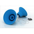 Round Silicone Phone Megaphones